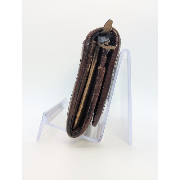 Vintage Full Inclusion Burberry HouseCheck Canvas & Leather Continental Wallet - Picture 5 of 13